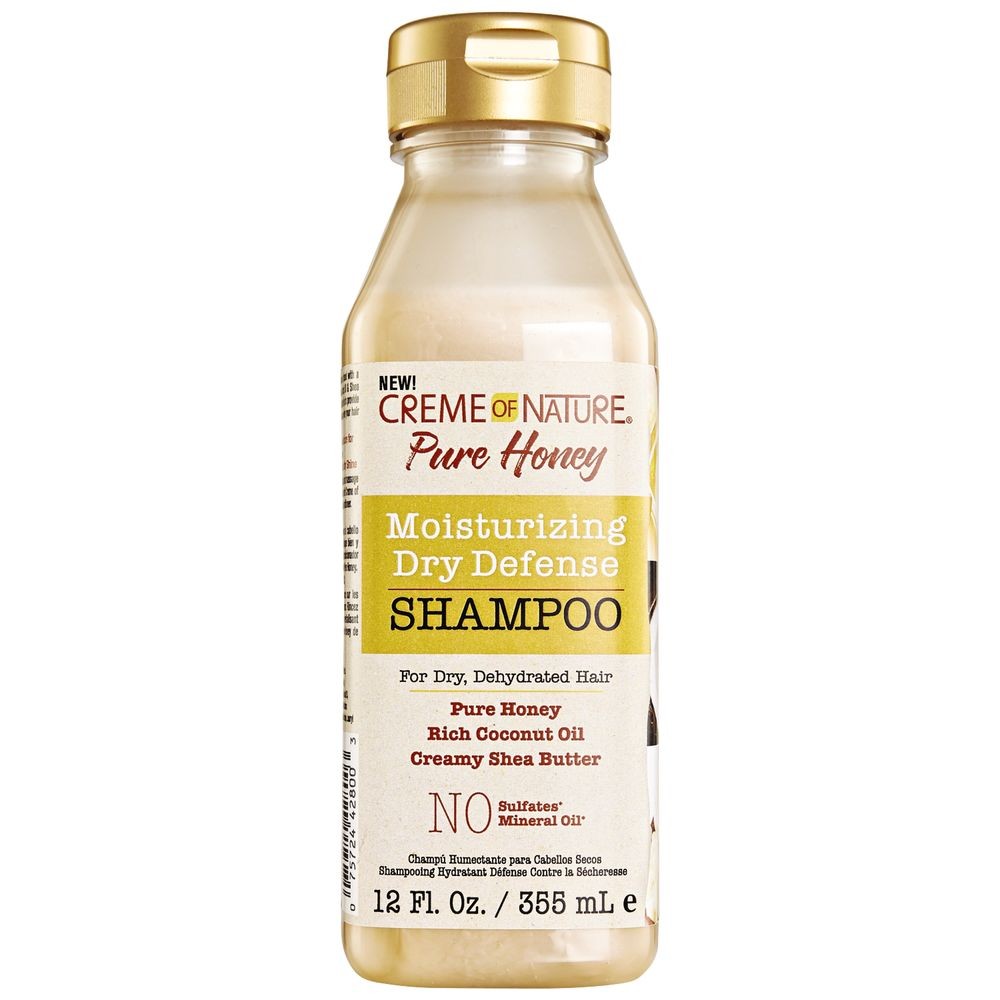 Creme Of Nature PURE HONEY Moisturizing Dry Defence Shampoo 355ml/12oz