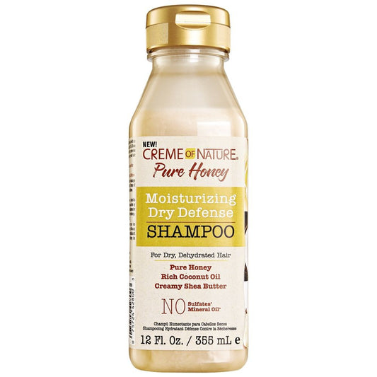 Creme Of Nature PURE HONEY Moisturizing Dry Defence Shampoo 355ml/12oz
