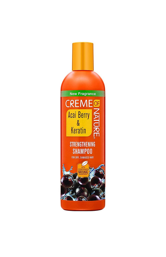 Creme Of Nature ACAI BERRY & KERATIN Strengthening Shampoo 354ml/12oz