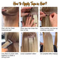 Double Pull Full Virgin Real 50g Hair Extension Long With Weft Invisible Skin Weft 20 Thick Seamless Human Hair