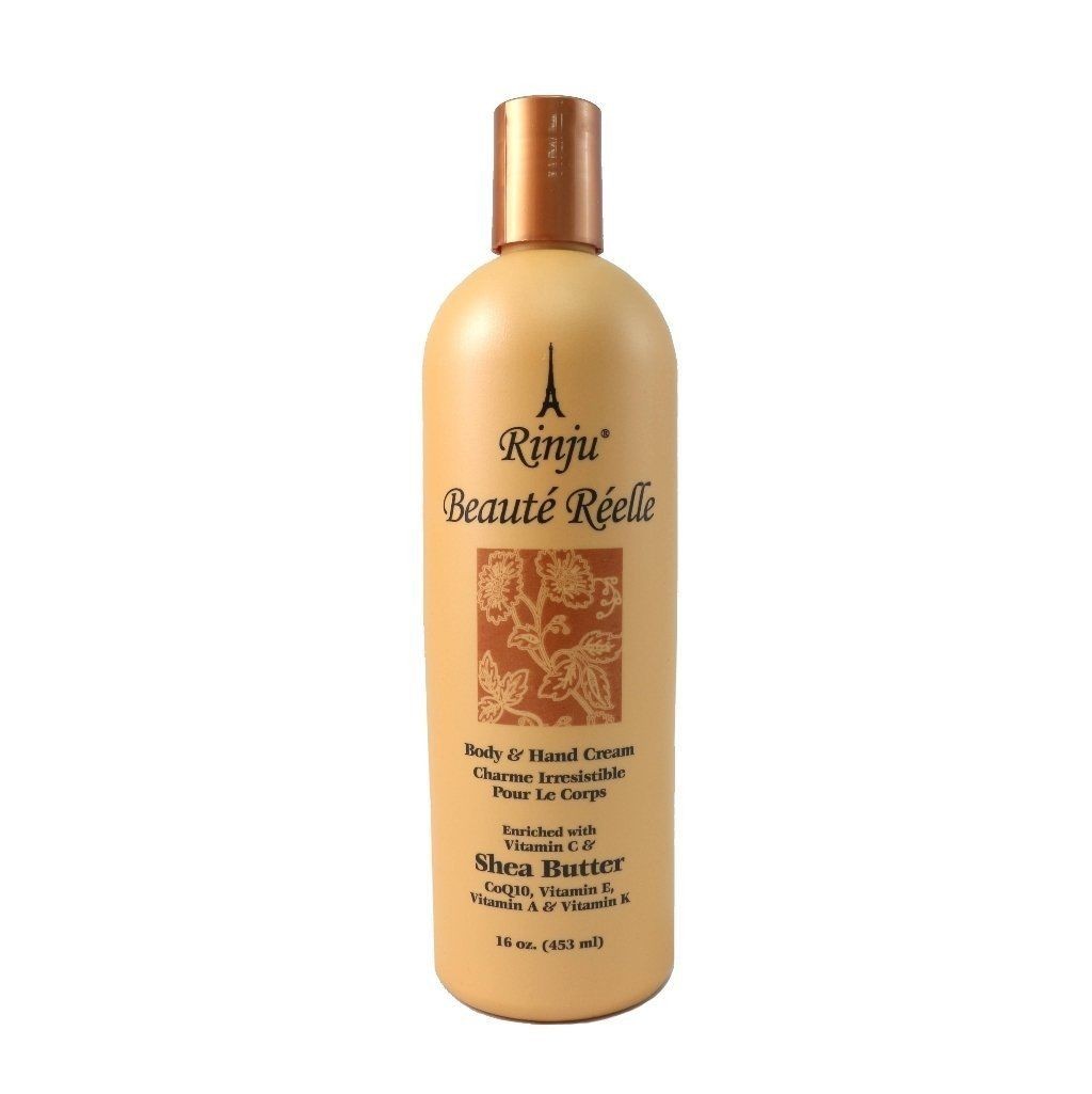 RINJU BODY &HAND CREAM  SHEA BUTTER 16 0Z