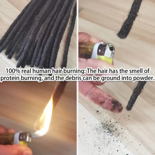 Human Hair, 0.4cm And 0.6cm Thick, Pre-colored, Handmade, Unisex, Dyeable, Bleached, Curled And Twisted.