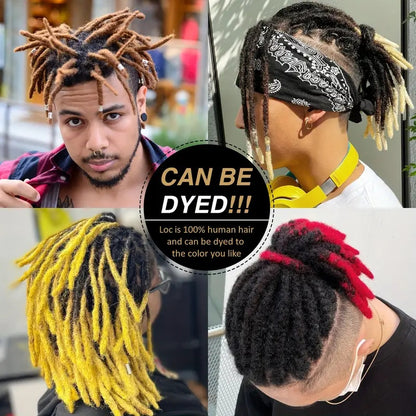 Human Hair, 0.4cm And 0.6cm Thick, Pre-colored, Handmade, Unisex, Dyeable, Bleached, Curled And Twisted.