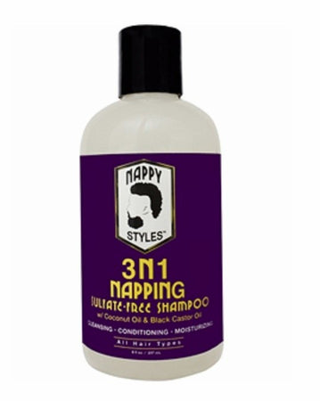 Nappy Styles 3 in 1 Napping Sulfate-Free Shampoo 8oz/237ml