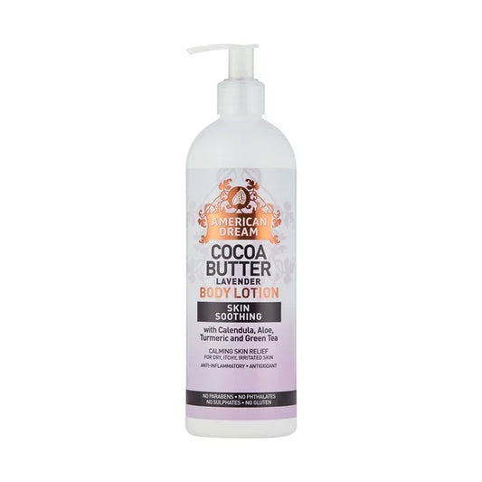 American Dream Cocoa Butter Skin Soothing Lavender Body Lotion 16oz/473ml