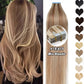 Double Pull Full Virgin Real 50g Hair Extension Long With Weft Invisible Skin Weft 20 Thick Seamless Human Hair